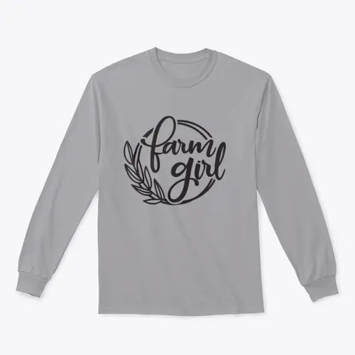 Farm Girl Logo Design for Sweatshirt Amazing Hot Prices For You