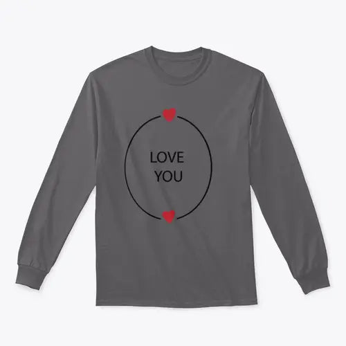 Hand Drawn Love You Design for Sweatshirt Amazing Hot Prices For You