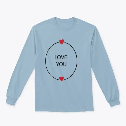 Hand Drawn Love You Design for Sweatshirt Amazing Hot Prices For You