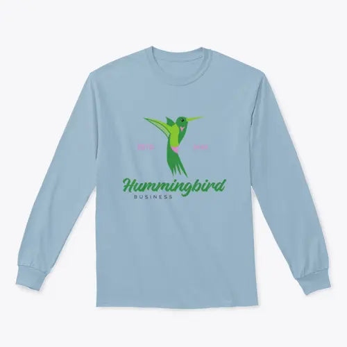Hummingbird Business Logo Design for Sweatshirt Amazing Hot Prices For You