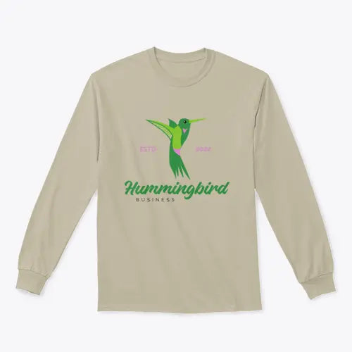 Hummingbird Business Logo Design for Sweatshirt Amazing Hot Prices For You