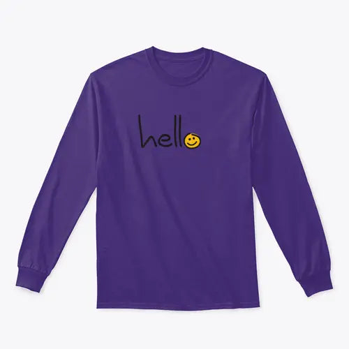 Slogan Hello World Hello Day Sign Design for Sweatshirt Amazing Hot Prices For You