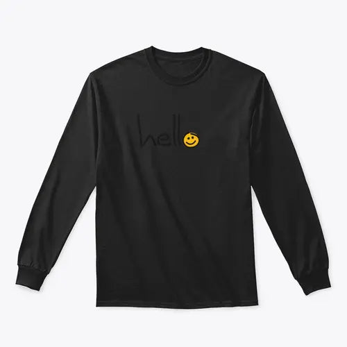 Slogan Hello World Hello Day Sign Design for Sweatshirt Amazing Hot Prices For You