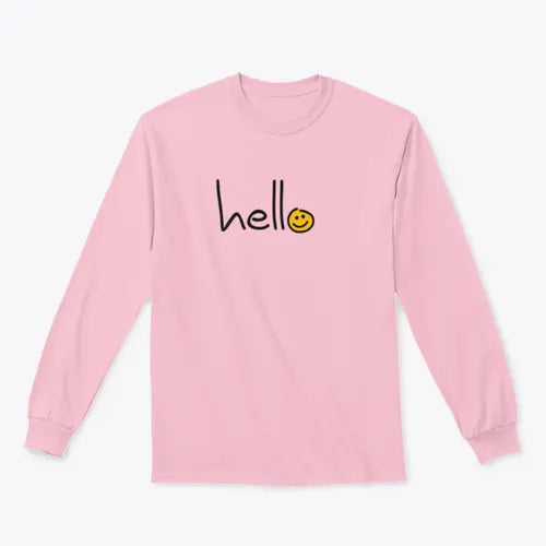 Slogan Hello World Hello Day Sign Design for Sweatshirt Amazing Hot Prices For You