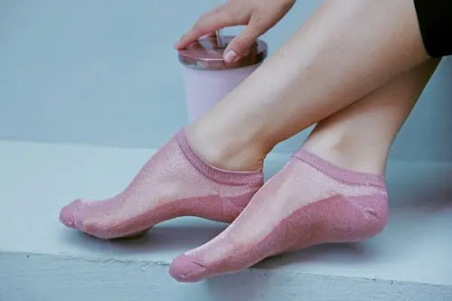 LUCINA old rose glittery socks for women Amazing Hot Prices For You