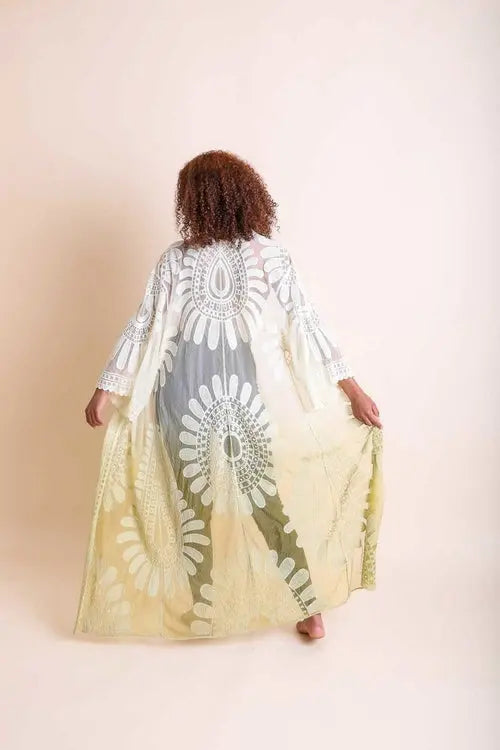 Ombre Bohemian Lace Kimono Amazing Hot Prices For You