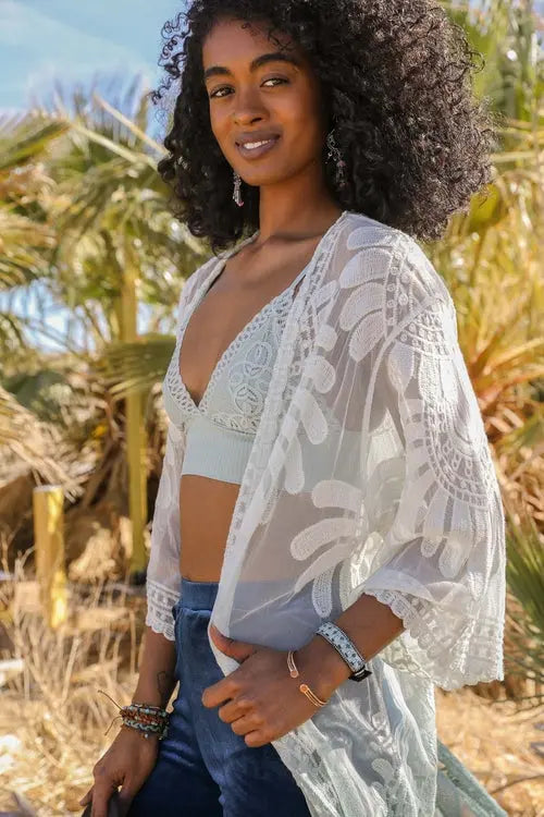 Ombre Bohemian Lace Kimono Amazing Hot Prices For You