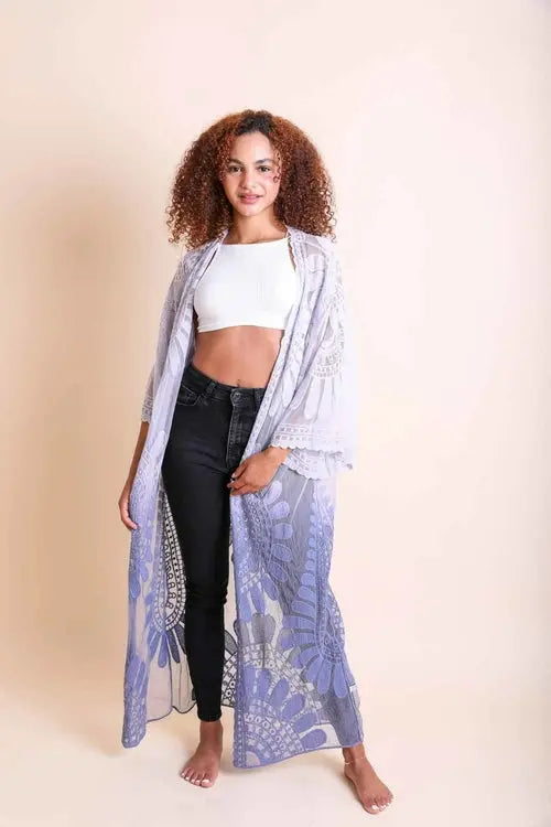 Ombre Bohemian Lace Kimono Amazing Hot Prices For You
