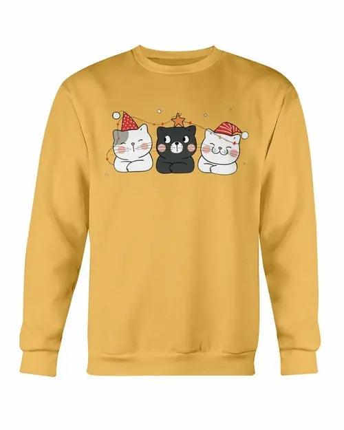 Cute Cats Christmas Sweatshirt Amazing Hot Prices For You