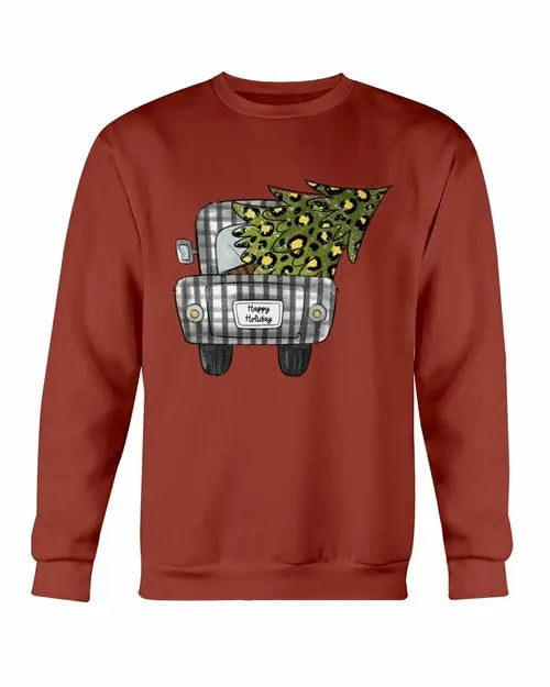 Christmas Tree Truck Sweatshirt Amazing Hot Prices For You