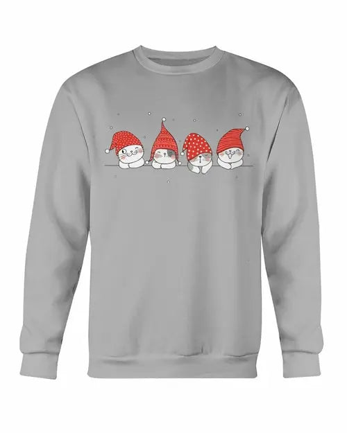 Cute Cats Christmas Sweatshirt - Amazing Hot Prices For You
