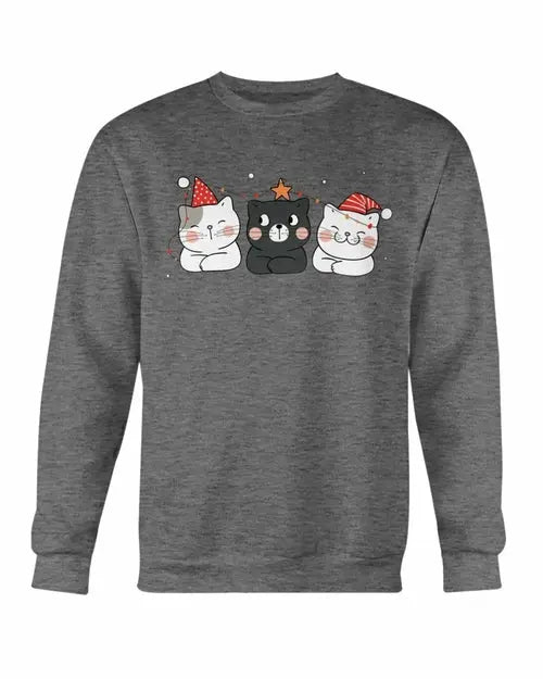 Cute Cats Christmas Sweatshirt Amazing Hot Prices For You