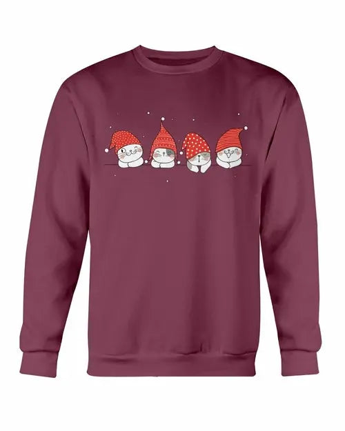 Cute Cats Christmas Sweatshirt - Amazing Hot Prices For You