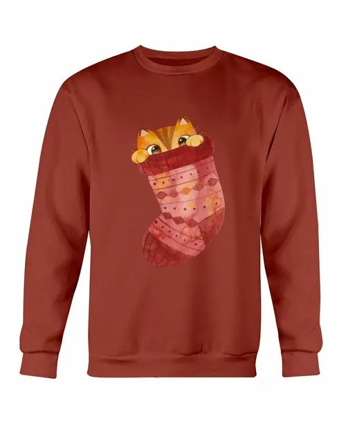 Cute Winter Cats Sweatshirt Amazing Hot Prices For You