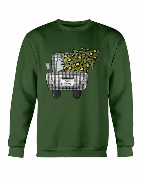 Christmas Tree Truck Sweatshirt Amazing Hot Prices For You