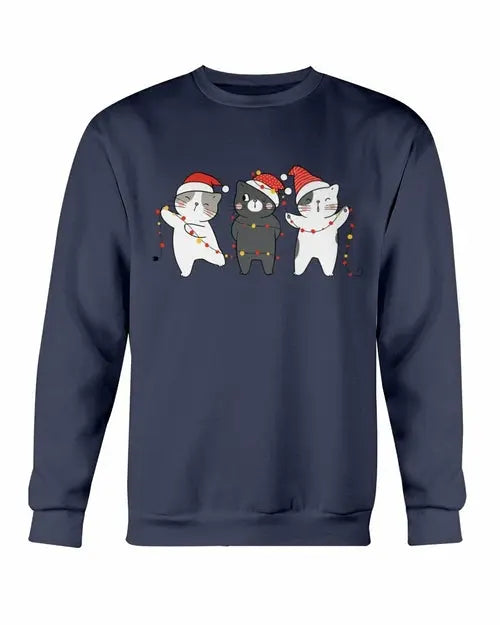 Cute Cats Christmas Sweatshirt Amazing Hot Prices For You