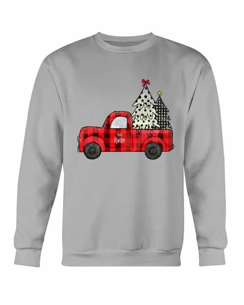 Christmas Tree Truck Sweatshirt Amazing Hot Prices For You