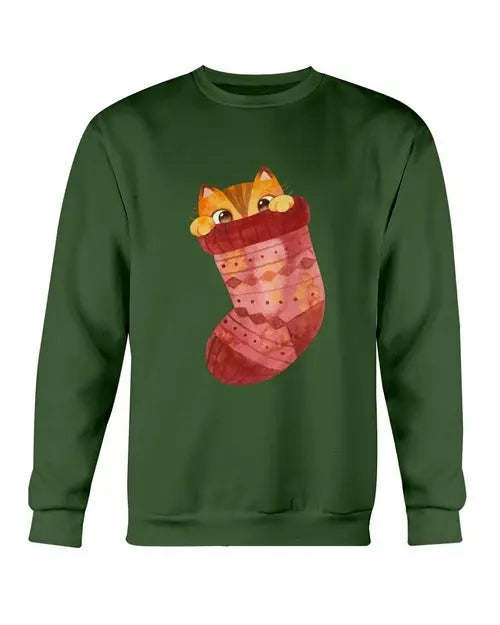 Cute Winter Cats Sweatshirt Amazing Hot Prices For You
