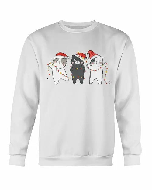 Cute Cats Christmas Sweatshirt Amazing Hot Prices For You