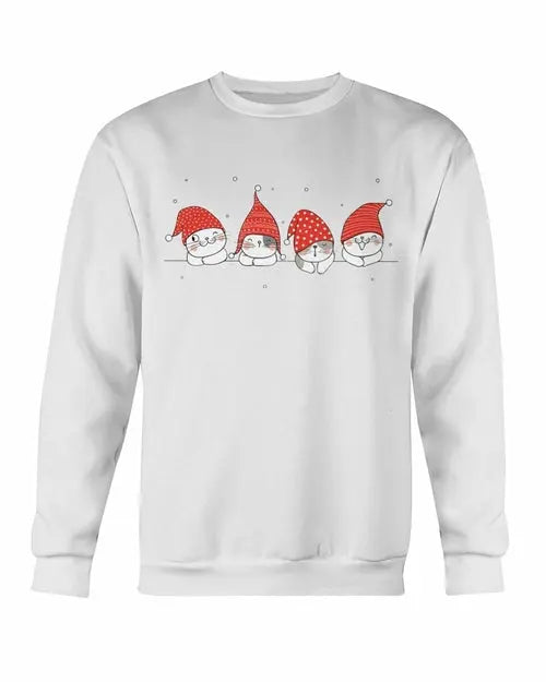 Cute Cats Christmas Sweatshirt - Amazing Hot Prices For You