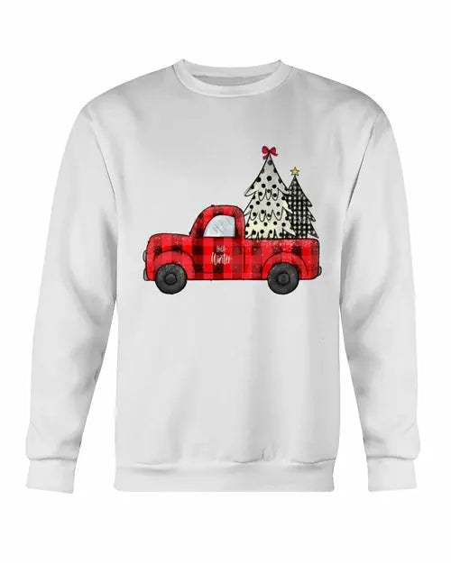 Christmas Tree Truck Sweatshirt Amazing Hot Prices For You