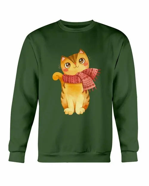 Cute Winter Cats Christmas Sweatshirt Amazing Hot Prices For You