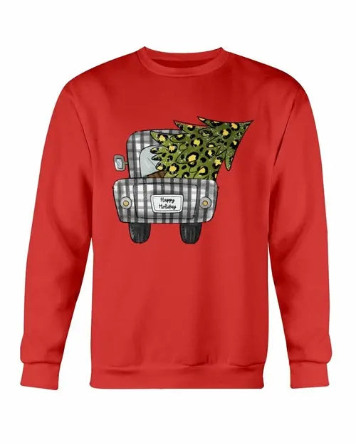 Christmas Tree Truck Sweatshirt Amazing Hot Prices For You
