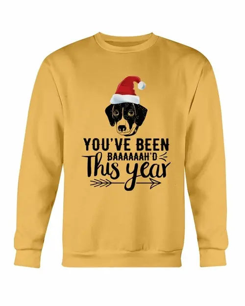 You've Been Baaah'd This Year Christmas Sweatshirt Amazing Hot Prices For You