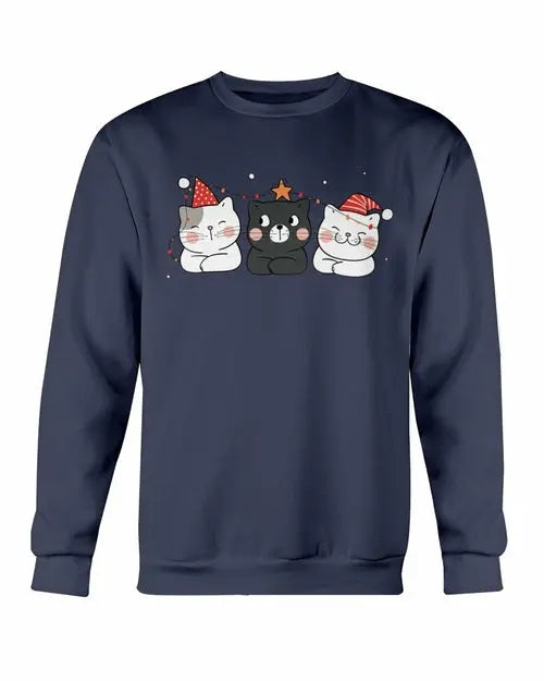 Cute Cats Christmas Sweatshirt Amazing Hot Prices For You