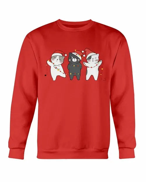 Cute Cats Christmas Sweatshirt Amazing Hot Prices For You