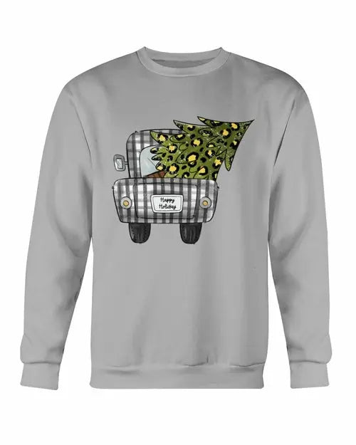 Christmas Tree Truck Sweatshirt Amazing Hot Prices For You