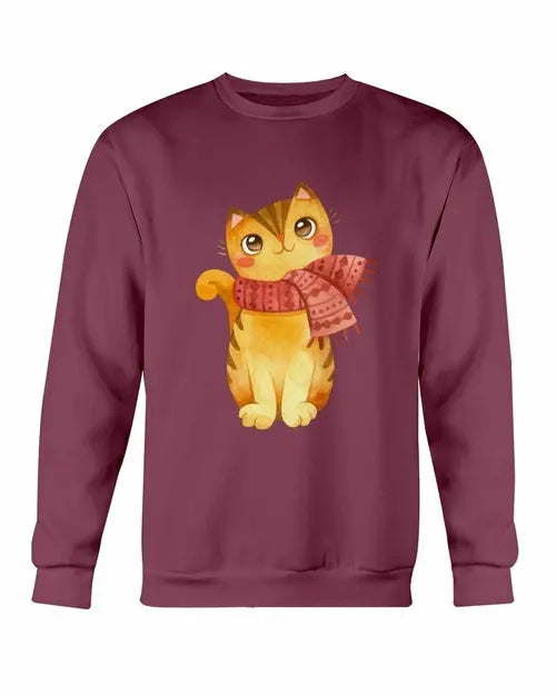 Cute Winter Cats Christmas Sweatshirt Amazing Hot Prices For You