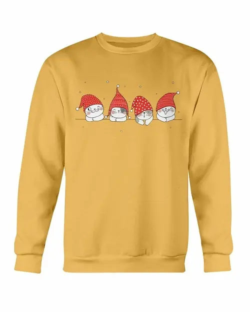 Cute Cats Christmas Sweatshirt - Amazing Hot Prices For You
