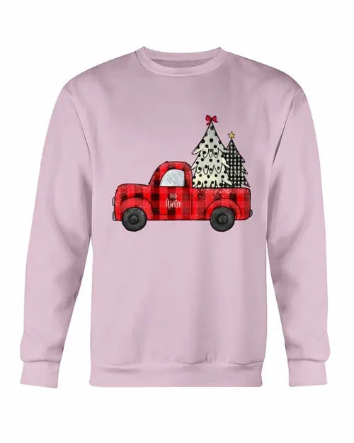 Christmas Tree Truck Sweatshirt Amazing Hot Prices For You
