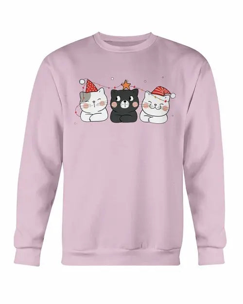 Cute Cats Christmas Sweatshirt Amazing Hot Prices For You