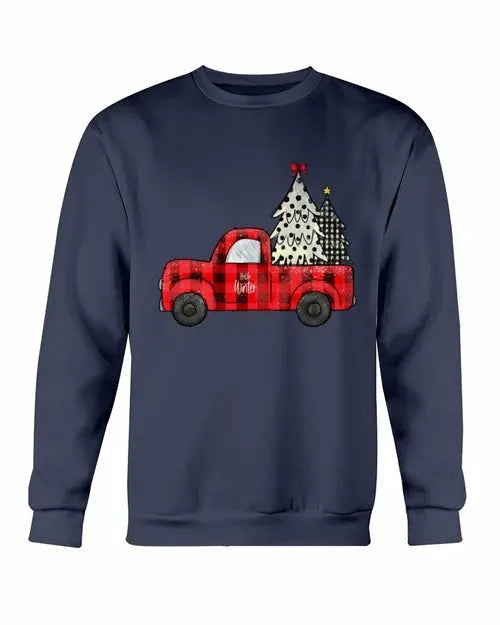 Christmas Tree Truck Sweatshirt Amazing Hot Prices For You