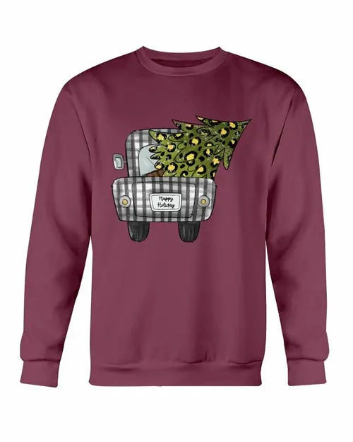 Christmas Tree Truck Sweatshirt Amazing Hot Prices For You