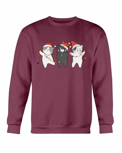 Cute Cats Christmas Sweatshirt Amazing Hot Prices For You