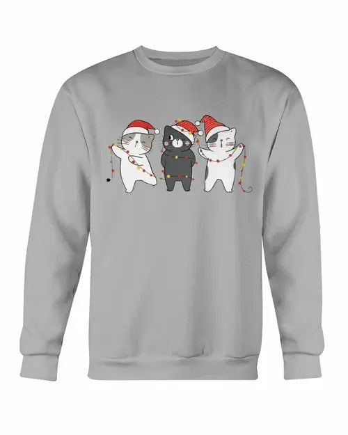 Cute Cats Christmas Sweatshirt Amazing Hot Prices For You