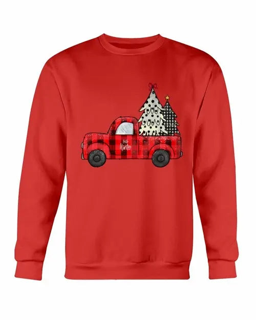 Christmas Tree Truck Sweatshirt Amazing Hot Prices For You