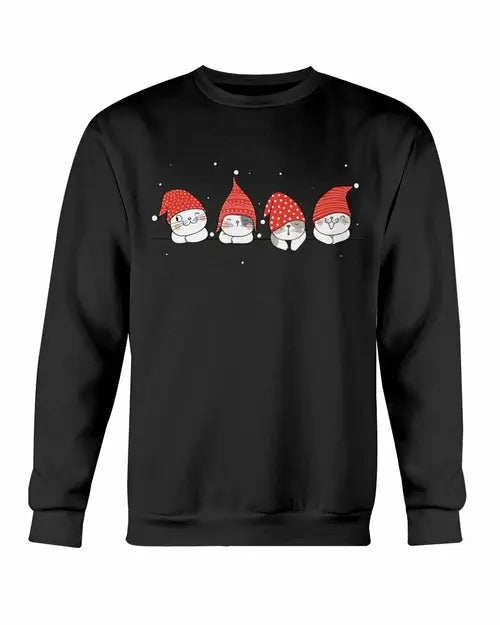 Cute Cats Christmas Sweatshirt - Amazing Hot Prices For You