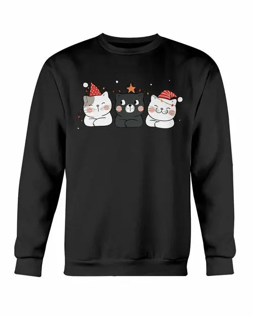 Cute Cats Christmas Sweatshirt Amazing Hot Prices For You