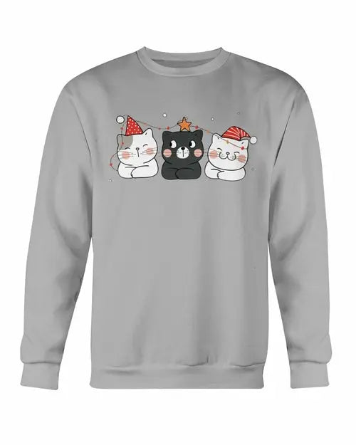 Cute Cats Christmas Sweatshirt Amazing Hot Prices For You