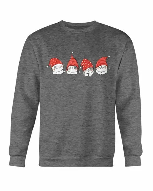 Cute Cats Christmas Sweatshirt - Amazing Hot Prices For You