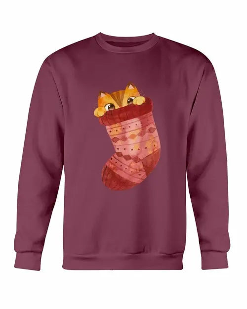 Cute Winter Cats Sweatshirt Amazing Hot Prices For You