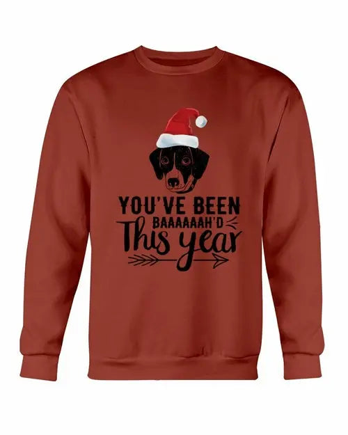 You've Been Baaah'd This Year Christmas Sweatshirt Amazing Hot Prices For You