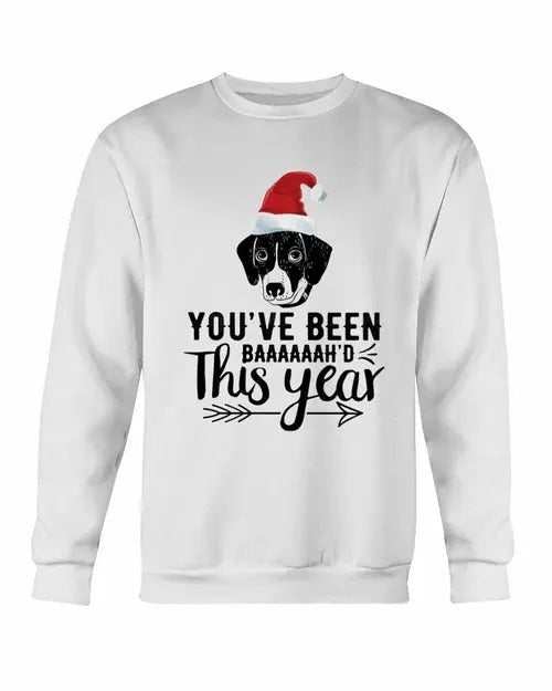 You've Been Baaah'd This Year Christmas Sweatshirt Amazing Hot Prices For You