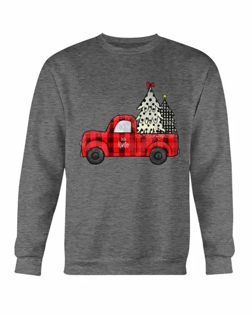 Christmas Tree Truck Sweatshirt Amazing Hot Prices For You