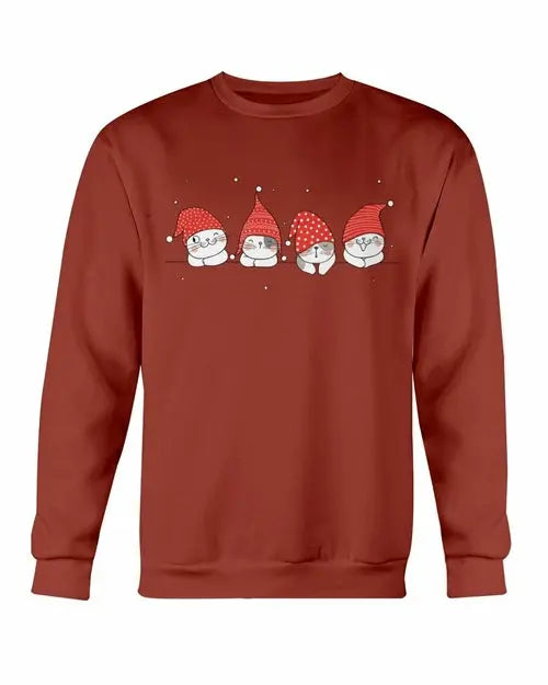 Cute Cats Christmas Sweatshirt - Amazing Hot Prices For You