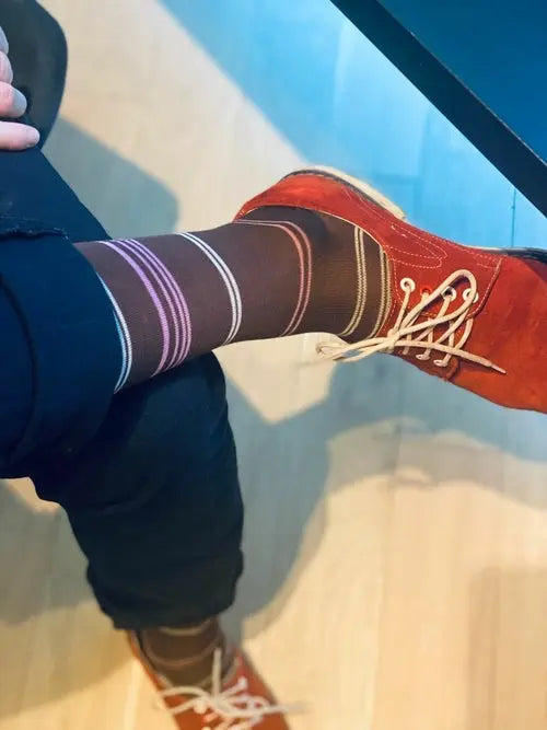 REIN striped men's suit socks Amazing Hot Prices For You